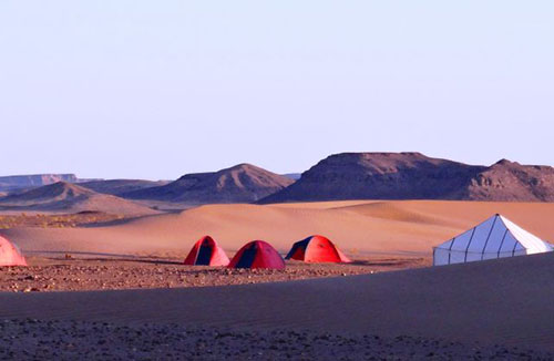 Experience the Beauty of the Moroccan Desert at Erg Lihoudi Standard Desert Camp